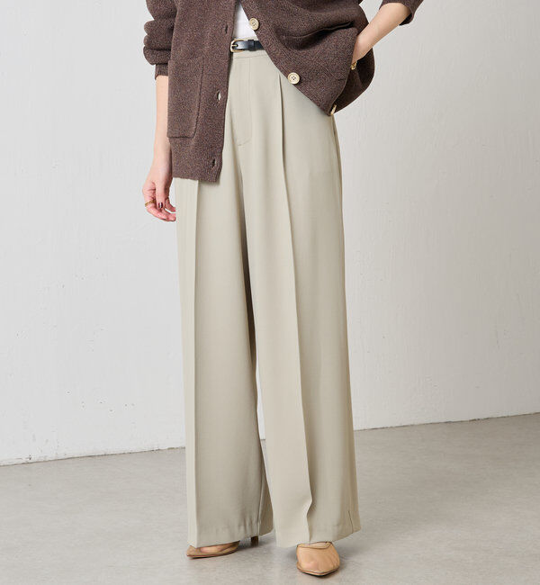 「ジャージワイドパンツ」|チノ|