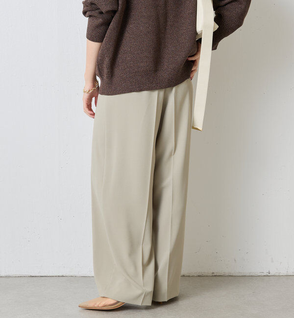  「ジャージワイドパンツ」|チノ|