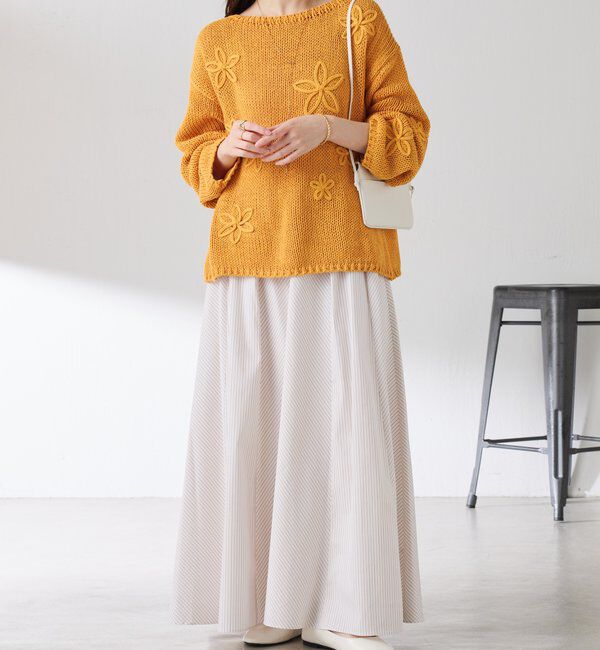  「パネルストライプスカート」|スカート|