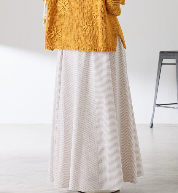  「パネルストライプスカート」|スカート|