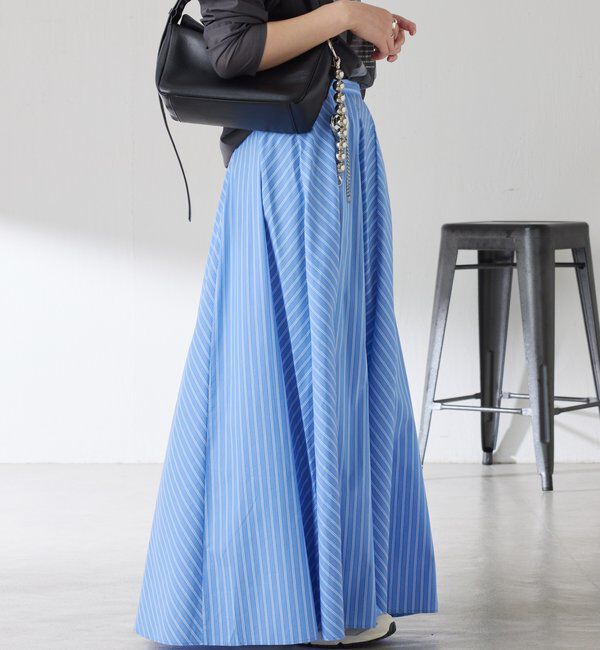  「パネルストライプスカート」|スカート|