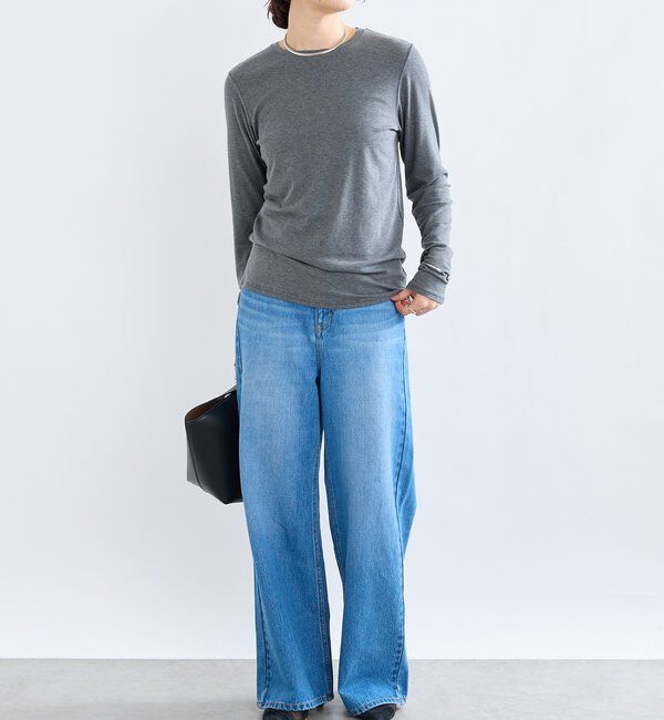  「【リバイバル/一枚でも重ねても】フライスクルーTee」|Tシャツ・カットソー|