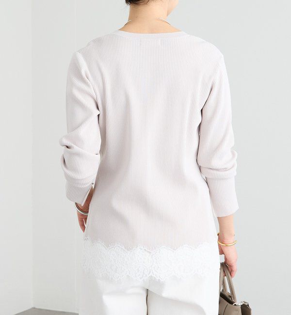  「【鮮度抜群】レーストリムカーディガン」|カーディガン|