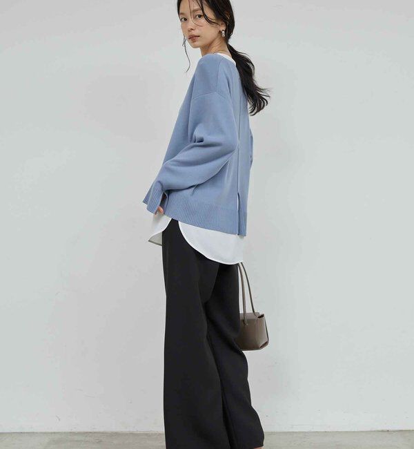  「ラウンドブラウスTee」|シャツ・ブラウス|