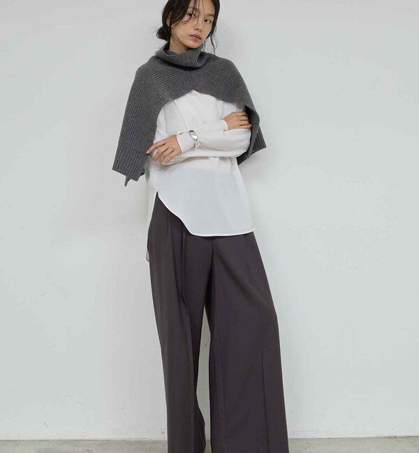  「ラウンドブラウスTee」|シャツ・ブラウス|