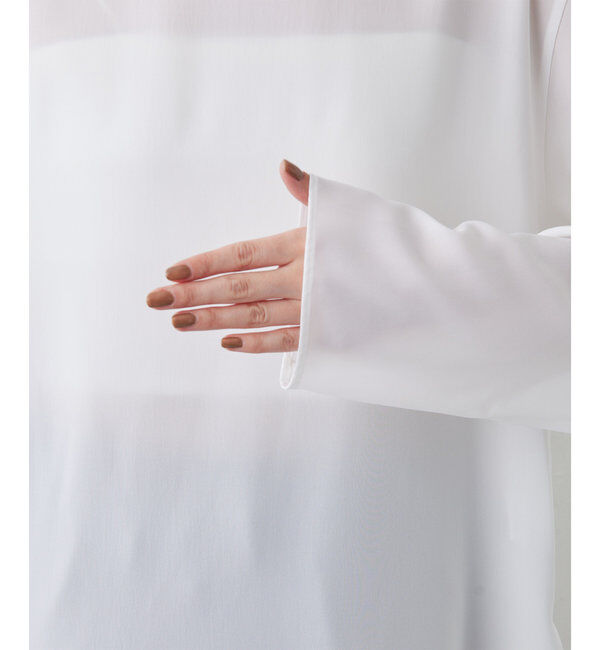  「ラウンドブラウスTee」|シャツ・ブラウス|