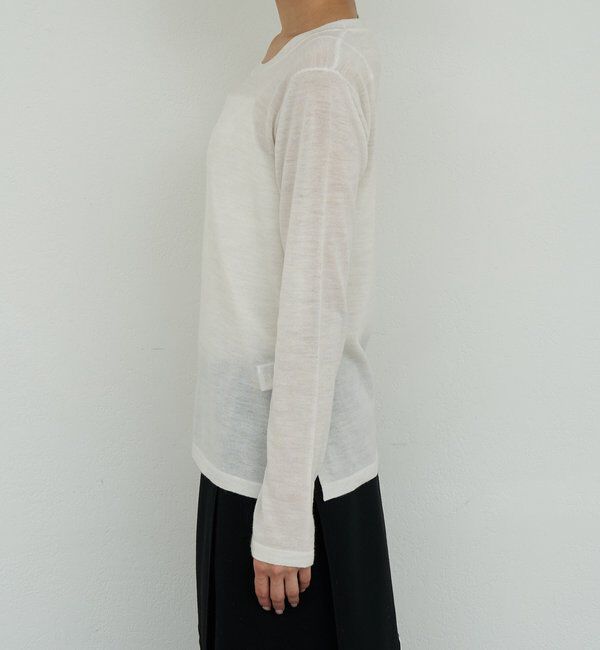  「【HERITANOVUM】ライトウールクルーニット」|ニット・セーター|