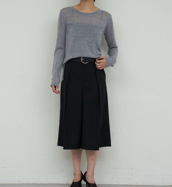  「【HERITANOVUM】ライトウールクルーニット」|ニット・セーター|