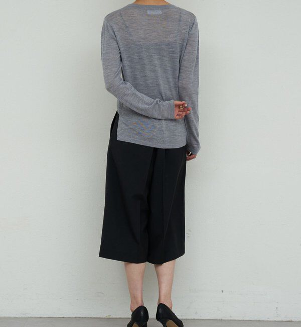  「【HERITANOVUM】ライトウールクルーニット」|ニット・セーター|