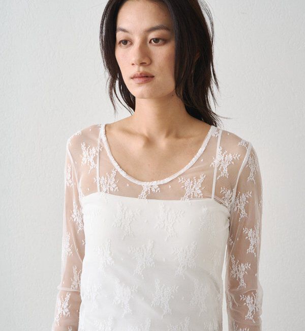  「カットレースチュニック」|Tシャツ・カットソー|