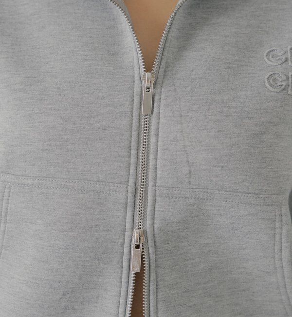  「【セットアップ対応】Wジップボリュームスリーブフードパーカー」|パーカー|