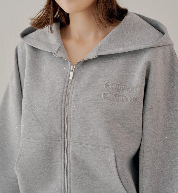  「【セットアップ対応】Wジップボリュームスリーブフードパーカー」|パーカー|