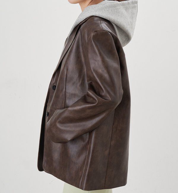  「レザーテーラージャケット」|テーラードジャケット|