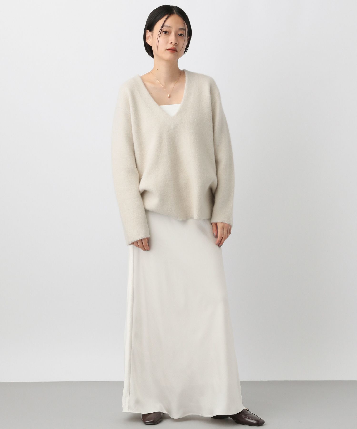 A part by 「シルクライクナロースカート」|スカート|