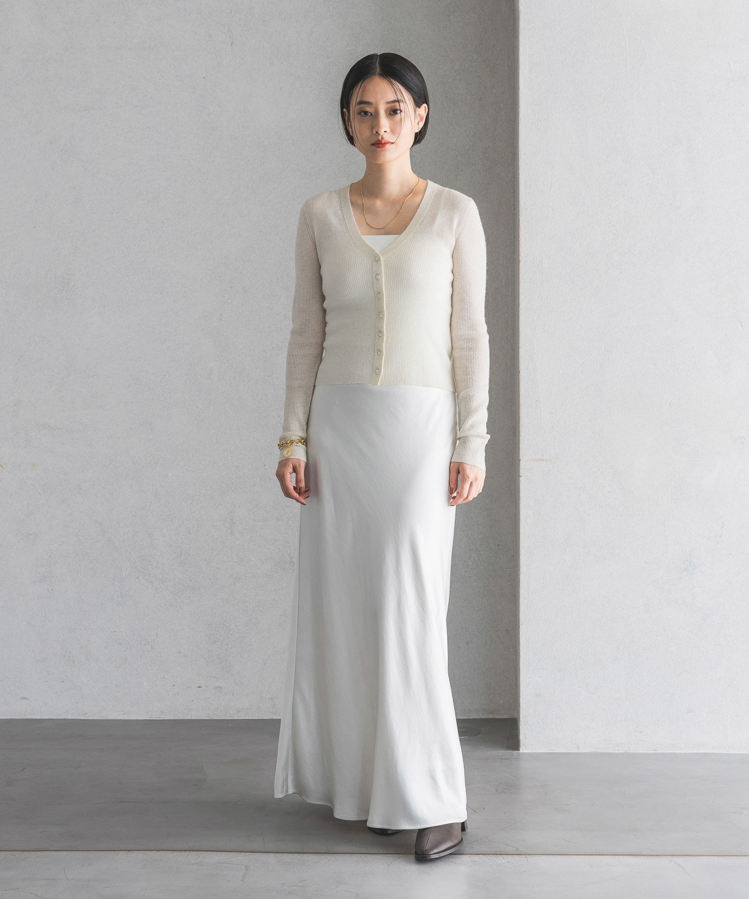 A part by 「シルクライクナロースカート」|スカート|