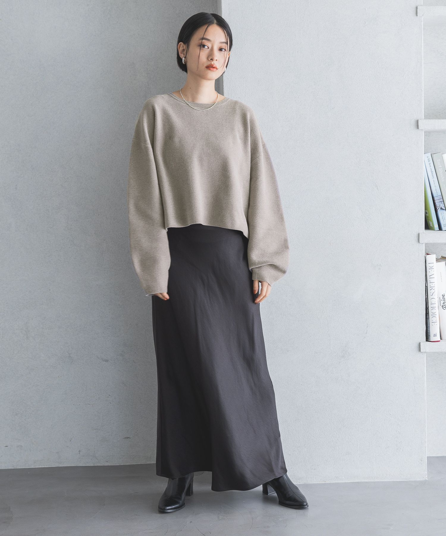 A part by 「シルクライクナロースカート」|スカート|