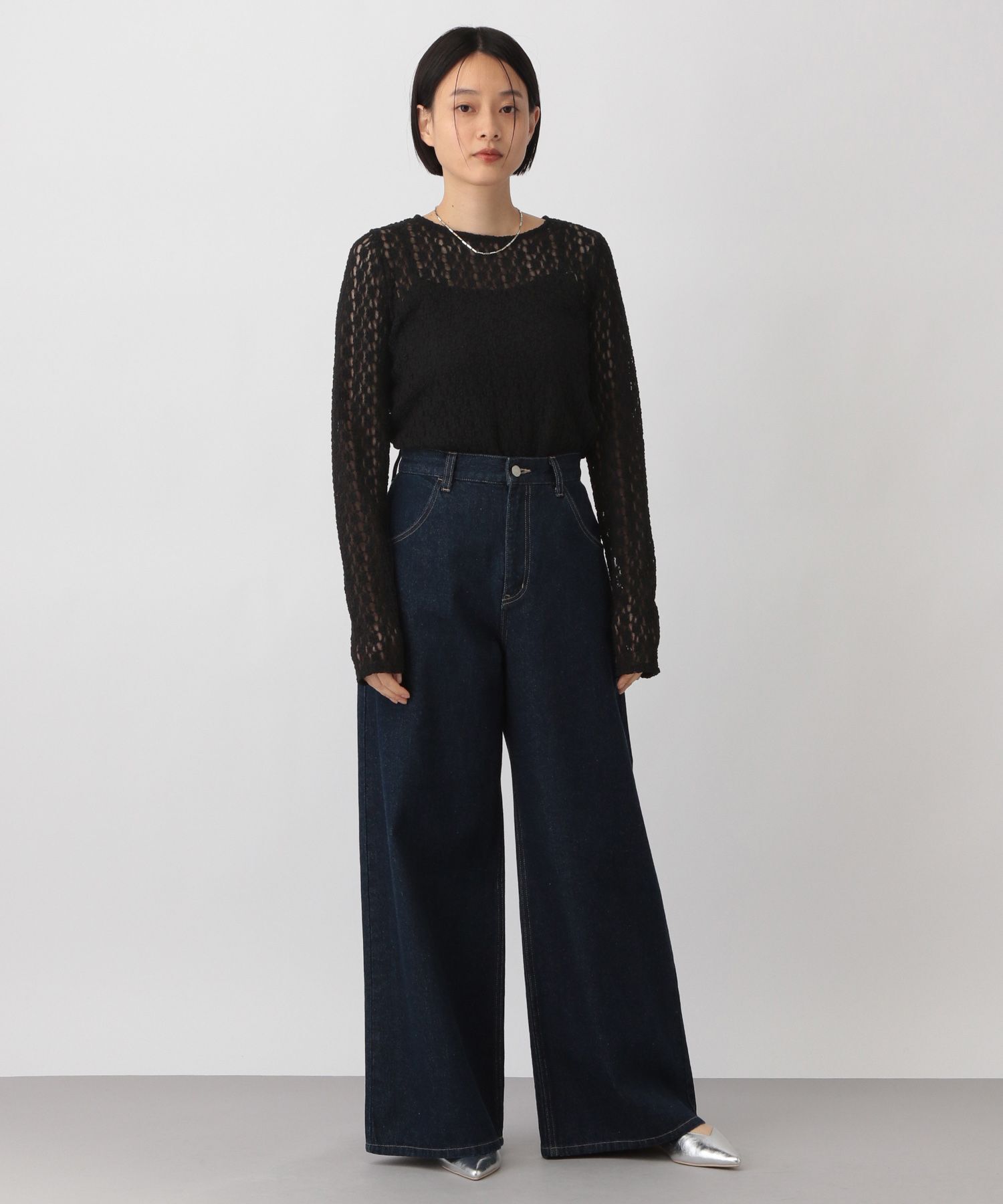 A part by 「レースカット_長袖」|Tシャツ・カットソー|