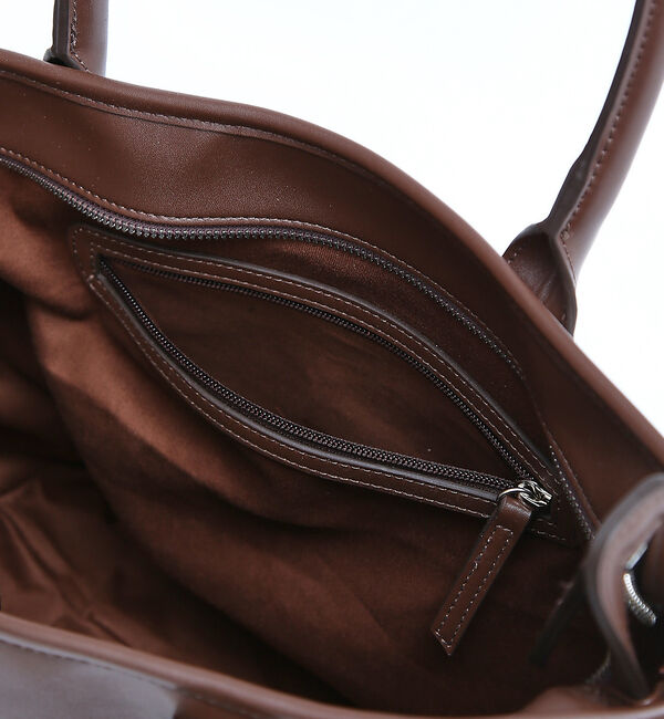 ABAHOUSE「【WEB別注】スプリットレザー トート バッグ / 天ファスナー付き」|トートバッグ|