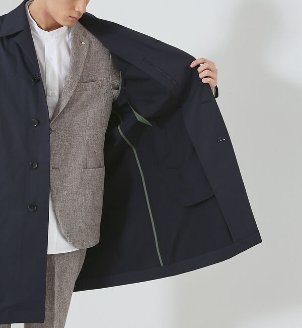 ABAHOUSE「【LIMONTA】マルチストレッチ ステンカラーコート / スプリングコート」|ステンカラーコート|