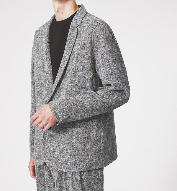 ABAHOUSE「【セットアップ対応】サマーツイード イージー ジャケット / サマージャケット」|テーラードジャケット|