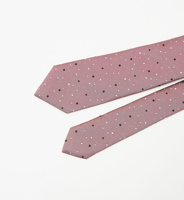 ABAHOUSE「【ドット柄】MADE IN JAPAN/シルクタイ/ネクタイ」|ネクタイ・蝶ネクタイ|