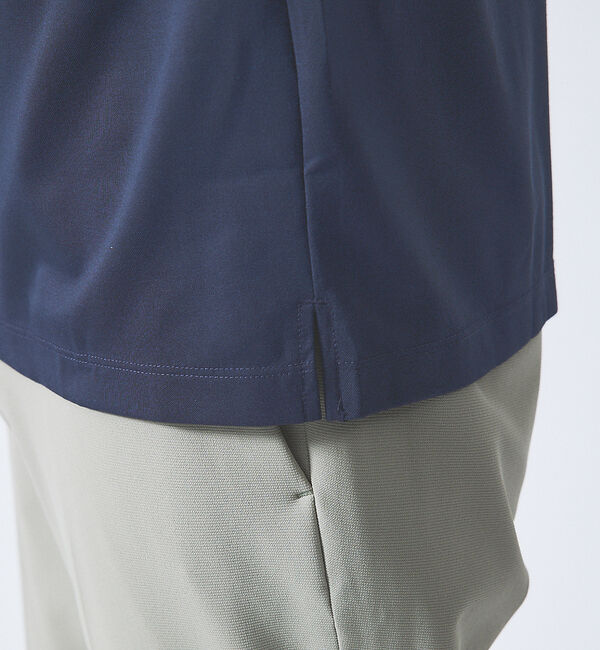 ABAHOUSE「【接触冷感】アイスピケ ストレッチ ポロシャツ / FLEX COOL」|ポロシャツ|