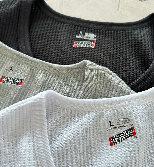 ABAHOUSE「【SCREEN STARS /スクリーンスターズ】サーマルタンクトップ/ ワッフ」|キャミソール|