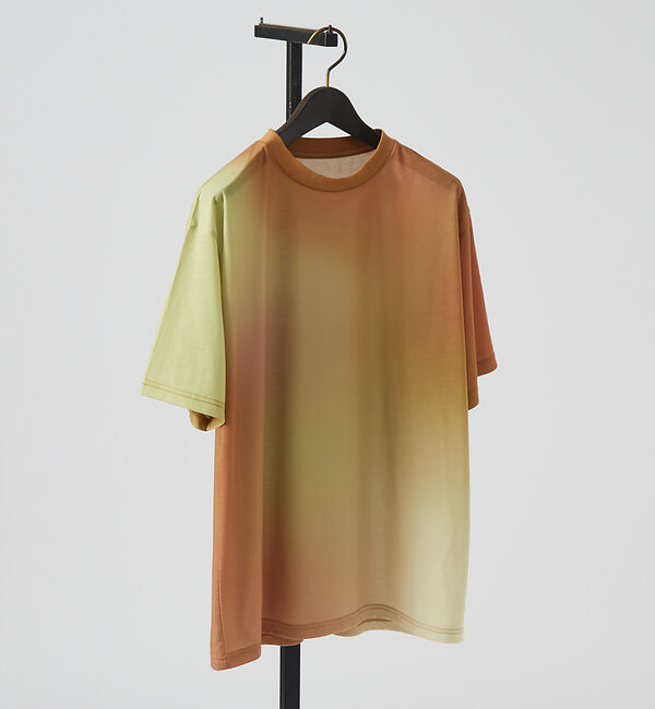 ABAHOUSE「【グラデーション】グラフィックプリント 半袖Tシャツ」|Tシャツ・カットソー|