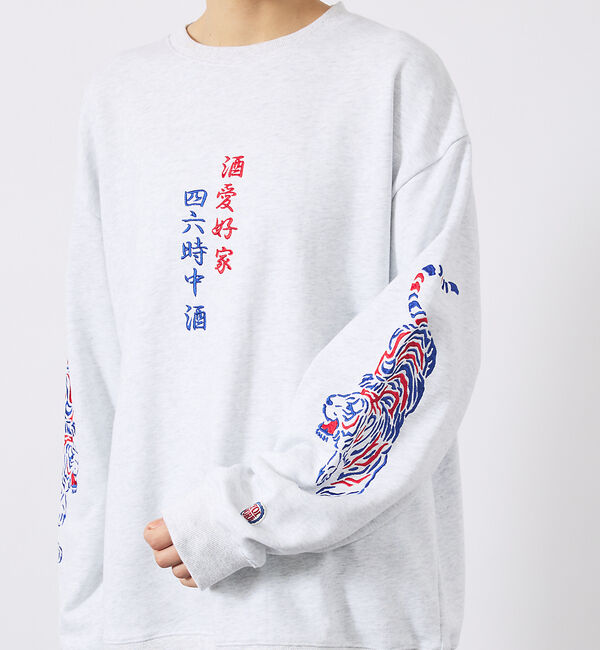 ABAHOUSE「【YOIDORE/ヨイドレ】酒愛好家スーベニア刺繍スウェット/秋冬/ユニセックス」|Tシャツ・カットソー|