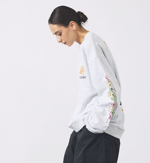 ABAHOUSE「【YOIDORE/ヨイドレ】酒愛好家スーベニア刺繍スウェット/秋冬/ユニセックス」|Tシャツ・カットソー|