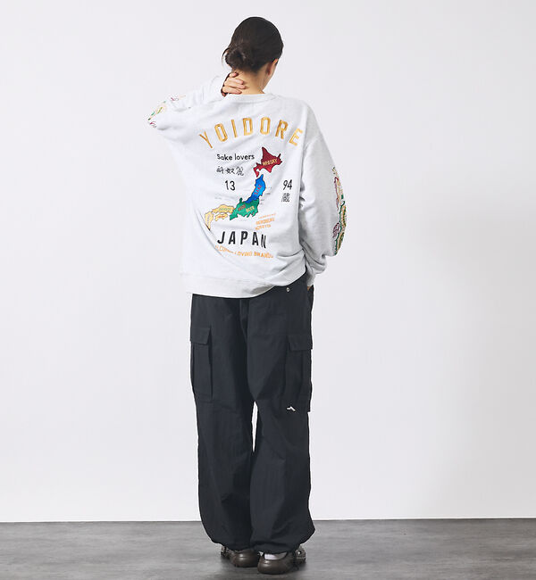 ABAHOUSE「【YOIDORE/ヨイドレ】酒愛好家スーベニア刺繍スウェット/秋冬/ユニセックス」|Tシャツ・カットソー|