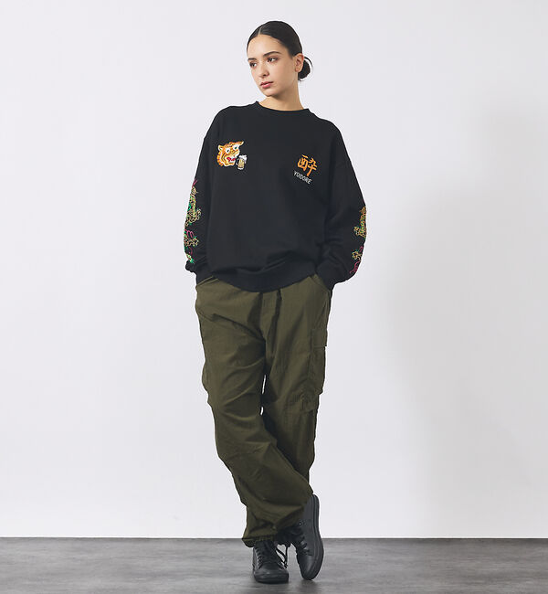 ABAHOUSE「【YOIDORE/ヨイドレ】酒愛好家スーベニア刺繍スウェット/秋冬/ユニセックス」|Tシャツ・カットソー|