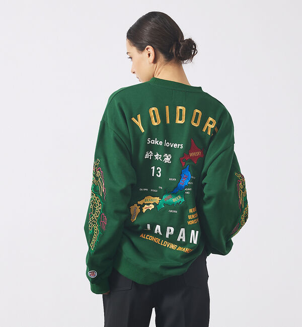 ABAHOUSE「【YOIDORE/ヨイドレ】酒愛好家スーベニア刺繍スウェット/秋冬/ユニセックス」|Tシャツ・カットソー|