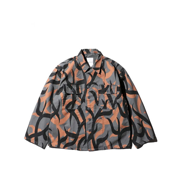 ABAHOUSE「【MADE IN STANDARD】FATIGUE UNIFORM SHIRT」|ミリタリー・モッズコート|