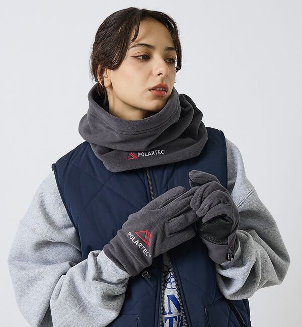 ABAHOUSE「【POLARTEC /ポーラテック】NECKWARMER / ネックウォーマー/」|マフラー|