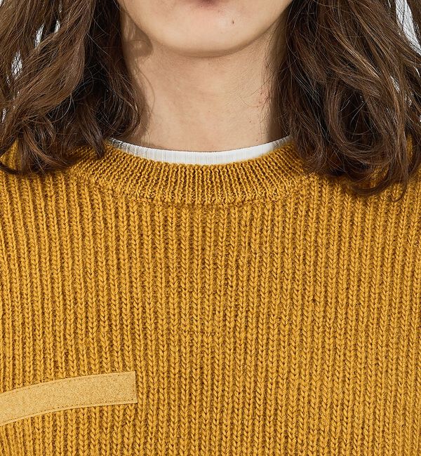 ABAHOUSE「【LUCEBER/ルースバー 】MIDDLE GAUGE KNIT SWEATE」|ニット・セーター|
