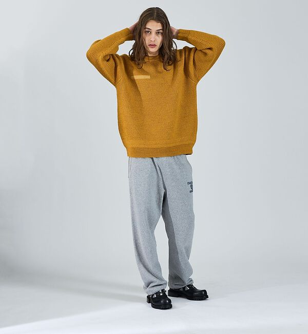 ABAHOUSE「【LUCEBER/ルースバー 】MIDDLE GAUGE KNIT SWEATE」|ニット・セーター|