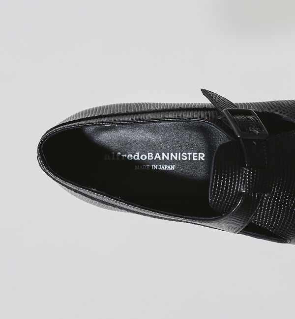 alfredoBANNISTER「【リザード型押し】Tストラップ バックル シューズ」|その他|