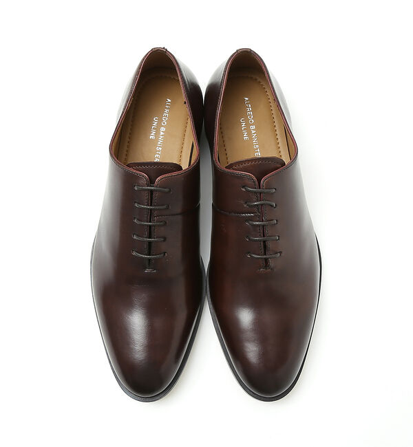alfredoBANNISTER「【WEB限定】ホールカット 内羽根プレーントゥ ビジネスシューズ」|ビジネス・ドレスシューズ|