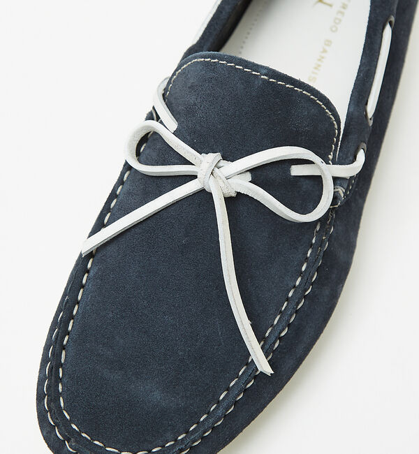 alfredoBANNISTER「ドライビングデッキシューズ」|モカシン|