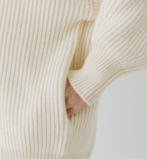 Rouge vif「片畔ニットガウンカーディガン」|カーディガン|