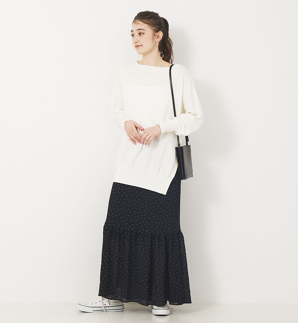 Rouge vif「サッカードットティアードスカート」|スカート|