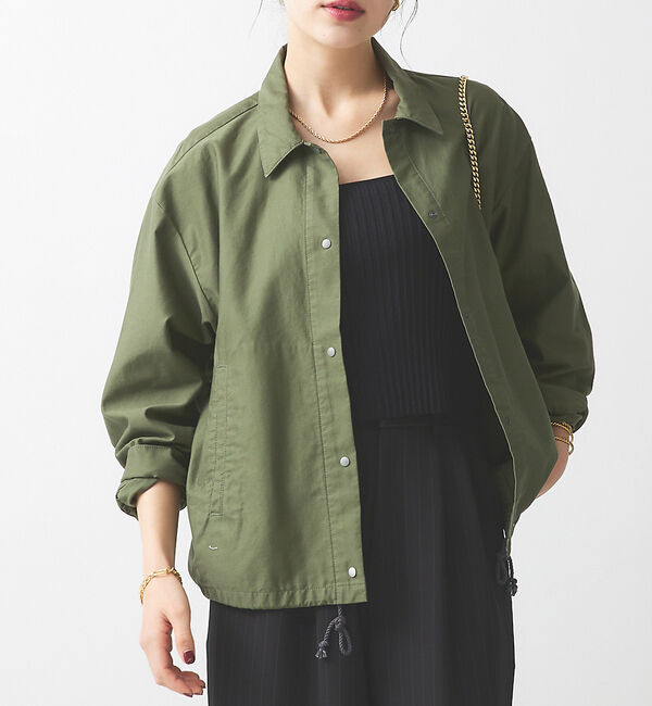 Rouge vif「コーチ   ジャケット」|ブルゾン・スタジャン|カーキ