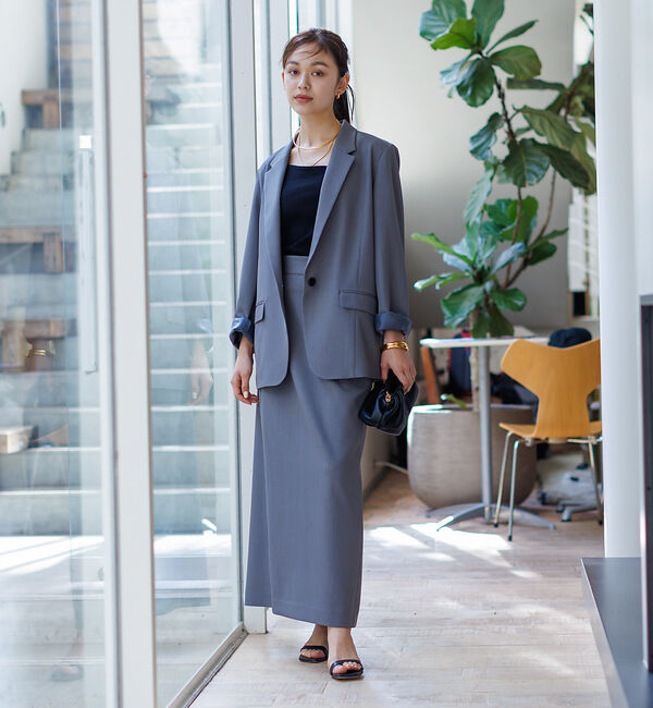 Rouge vif「【セットアップ対応】アシメトリー サスペンダー付きスカート」|スカート|