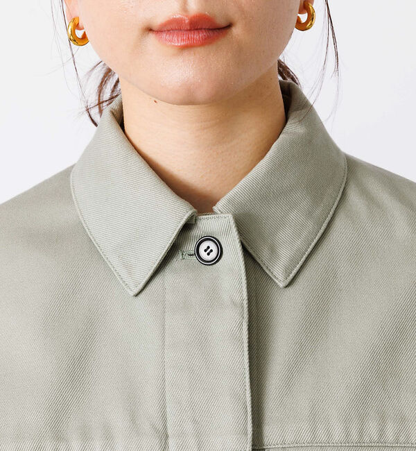 Rouge vif「ショート丈ビッグフラップコクーンブルゾン」|ブルゾン・スタジャン|