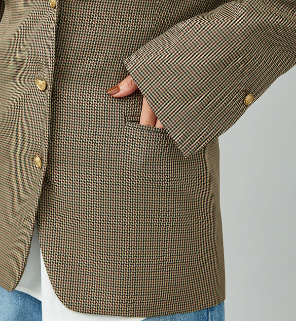 Rouge vif「チェックビックジャケット」|テーラードジャケット|