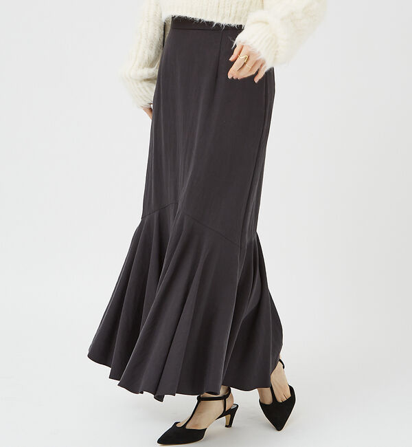 Rouge vif「切替マーメイドスカート」|スカート|ブラック