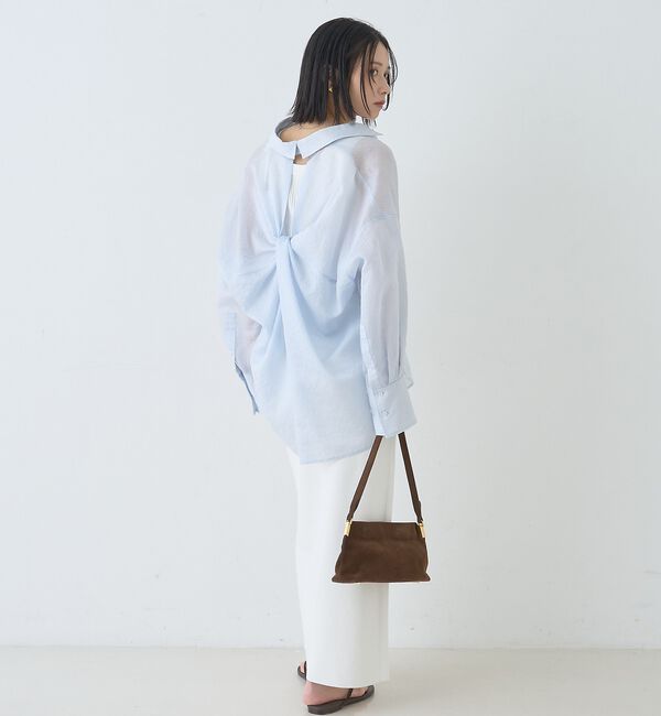 Rouge vif「【セットアップ対応】ミラノリブニットスリットラップスカート【予約】」|スカート|