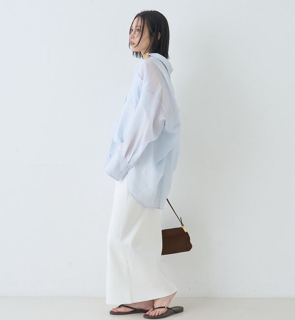 Rouge vif「【セットアップ対応】ミラノリブニットスリットラップスカート【予約】」|スカート|