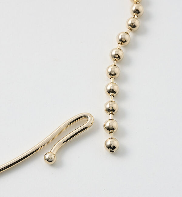 qualite「ポールチェーンチョーカー」|ネックレス|